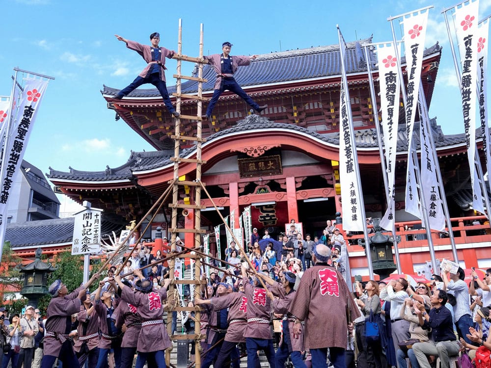大須大道町人祭の様子